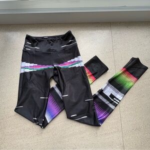 Goldsheep Black and Multicolor Leggings - XS; excellent condition